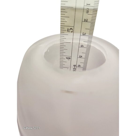 Lamp Bulb Cover, lilac lavender ombre frosted glass  lamp shade replacement ligh - Picture 9 of 12